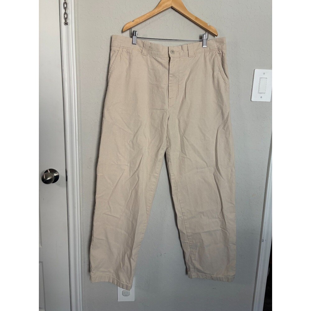 J. Crew Oarsman Cotton Canvas Trousers Mens 36x34 Preppy Old Money Heritage